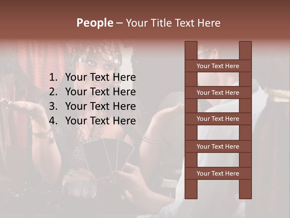 A Man And A Woman Talking To Each Other PowerPoint Template