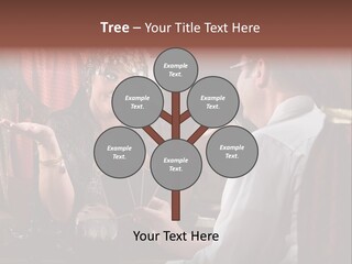A Man And A Woman Talking To Each Other PowerPoint Template