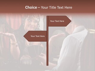 A Man And A Woman Talking To Each Other PowerPoint Template