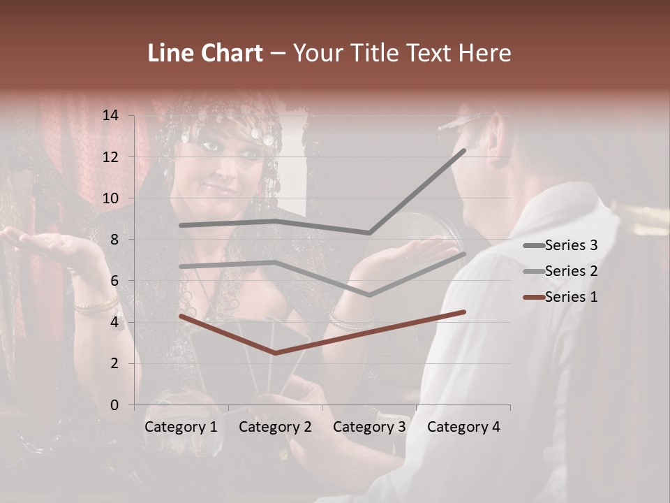 A Man And A Woman Talking To Each Other PowerPoint Template