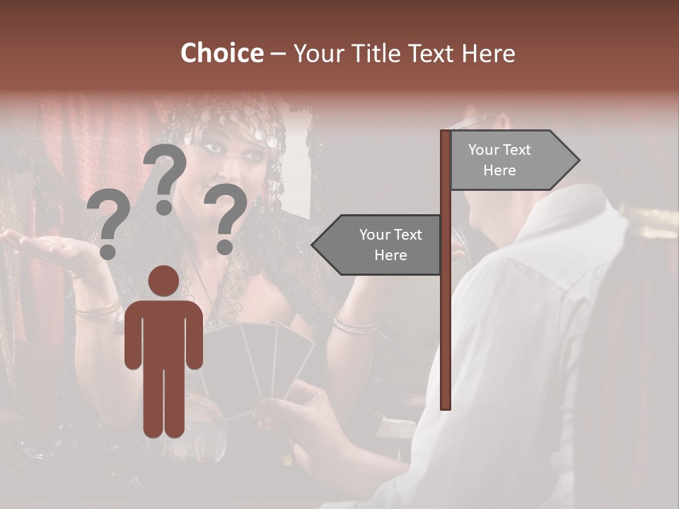 A Man And A Woman Talking To Each Other PowerPoint Template