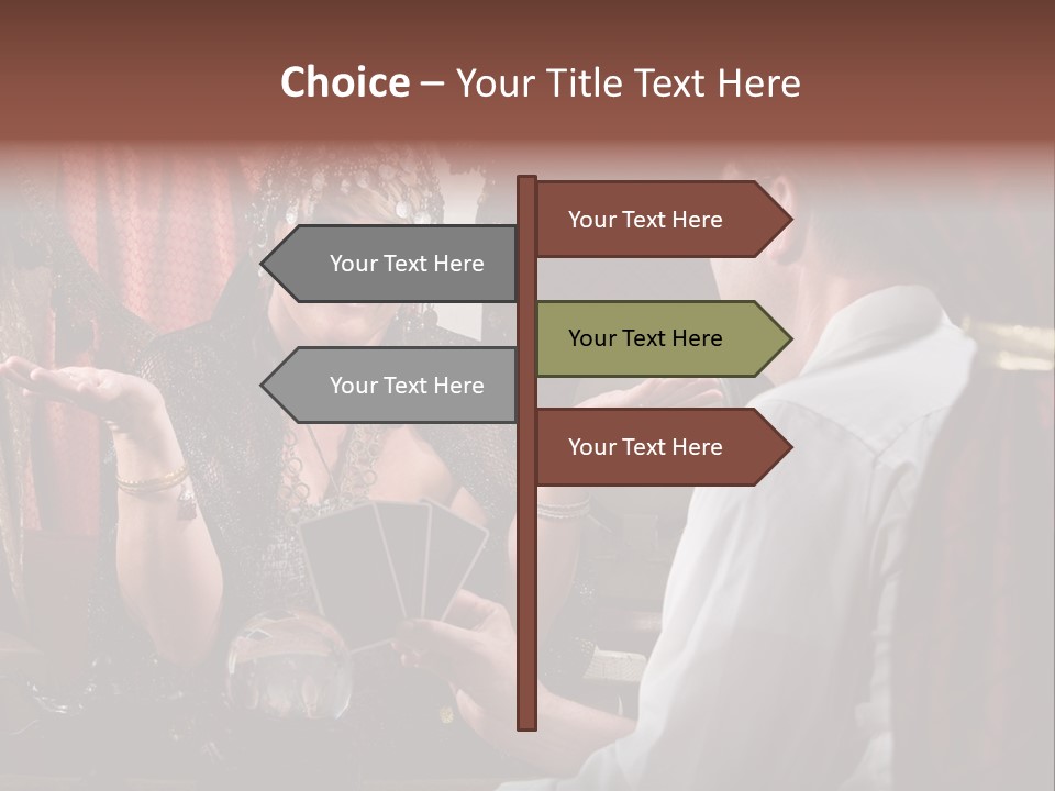 A Man And A Woman Talking To Each Other PowerPoint Template