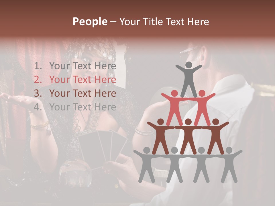 A Man And A Woman Talking To Each Other PowerPoint Template