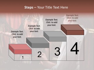 A Man And A Woman Talking To Each Other PowerPoint Template
