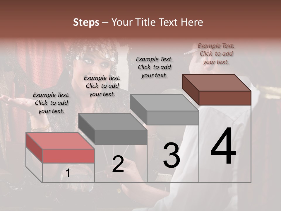 A Man And A Woman Talking To Each Other PowerPoint Template