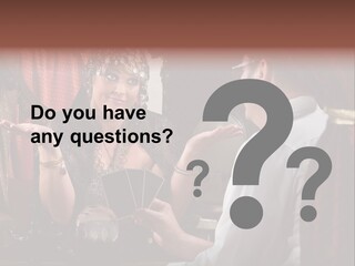 A Man And A Woman Talking To Each Other PowerPoint Template