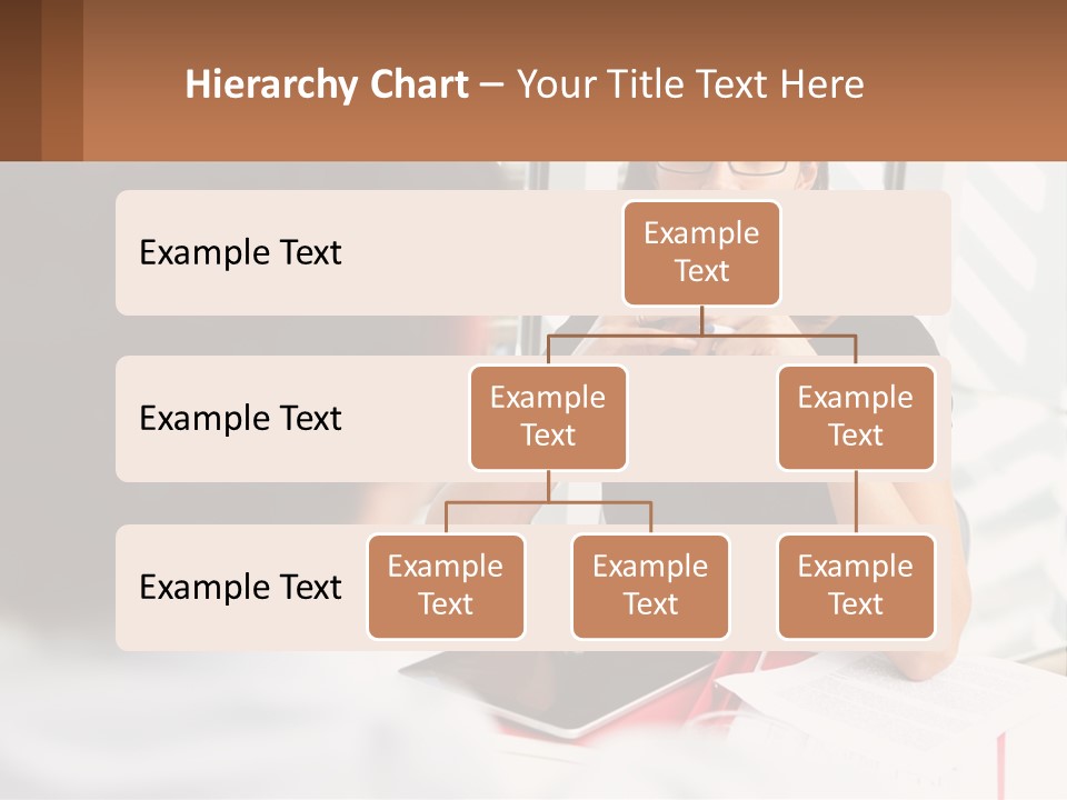 A Woman Sitting At A Table Talking To A Man PowerPoint Template