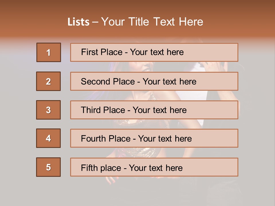 A Man Standing Next To A Woman With A Disco Ball On Her Head PowerPoint Template