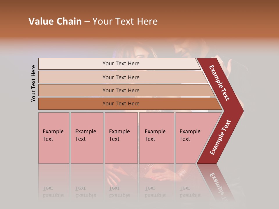 A Man Standing Next To A Woman With A Disco Ball On Her Head PowerPoint Template