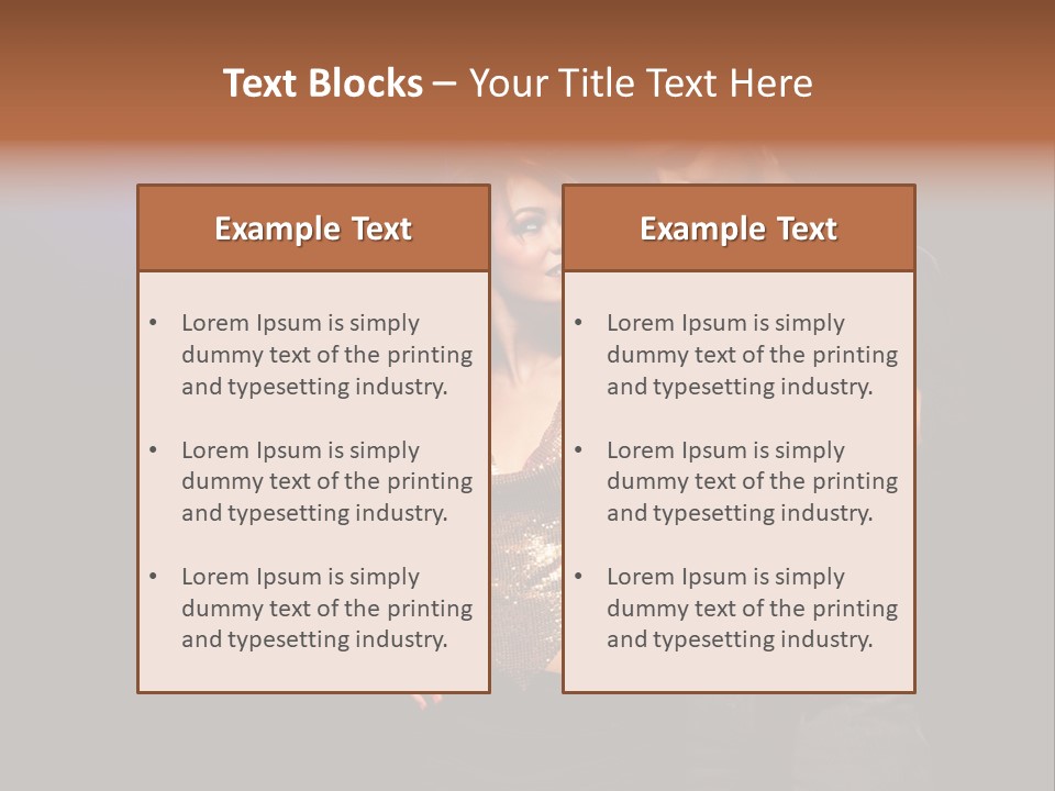 A Man Standing Next To A Woman With A Disco Ball On Her Head PowerPoint Template