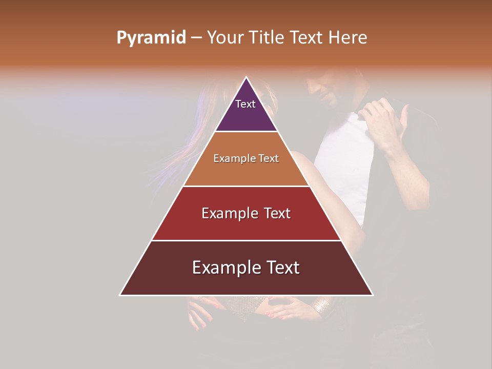 A Man Standing Next To A Woman With A Disco Ball On Her Head PowerPoint Template