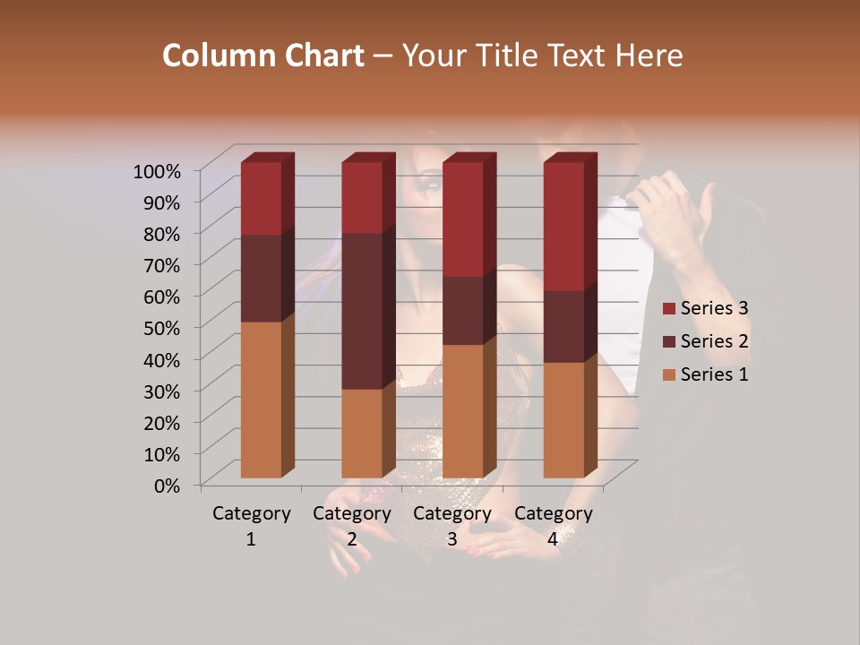 A Man Standing Next To A Woman With A Disco Ball On Her Head PowerPoint Template