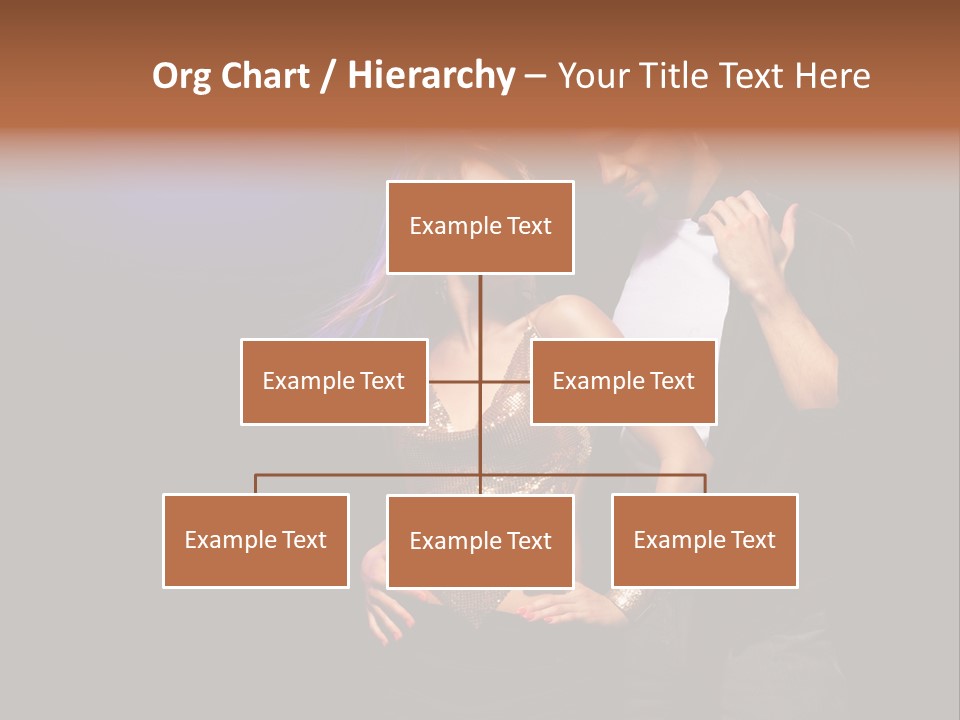 A Man Standing Next To A Woman With A Disco Ball On Her Head PowerPoint Template