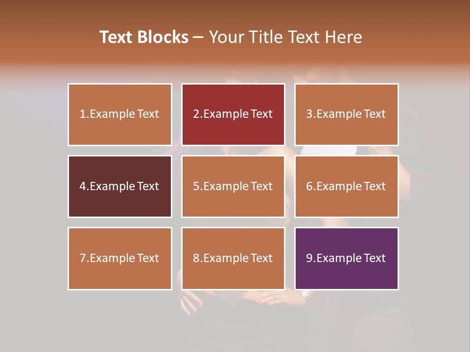 A Man Standing Next To A Woman With A Disco Ball On Her Head PowerPoint Template