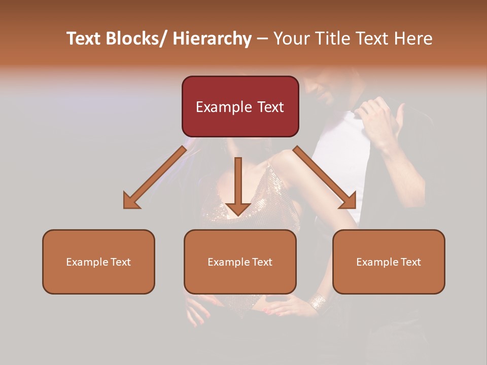 A Man Standing Next To A Woman With A Disco Ball On Her Head PowerPoint Template