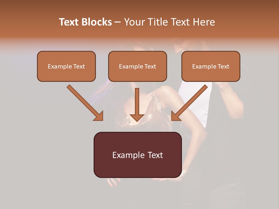 A Man Standing Next To A Woman With A Disco Ball On Her Head PowerPoint Template