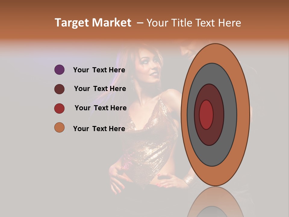 A Man Standing Next To A Woman With A Disco Ball On Her Head PowerPoint Template