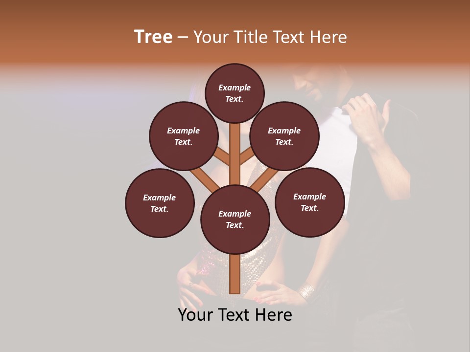 A Man Standing Next To A Woman With A Disco Ball On Her Head PowerPoint Template