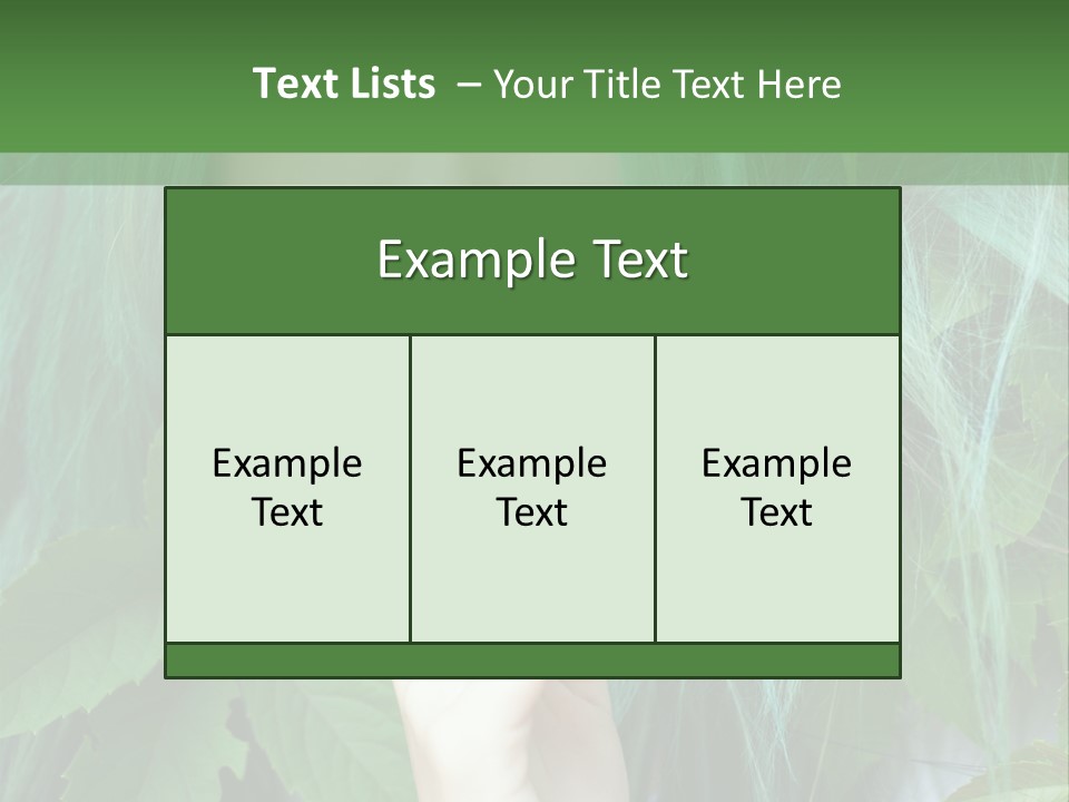 A Woman With Green Hair Is Holding Her Finger Up To Her Mouth PowerPoint Template