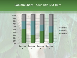 A Woman With Green Hair Is Holding Her Finger Up To Her Mouth PowerPoint Template