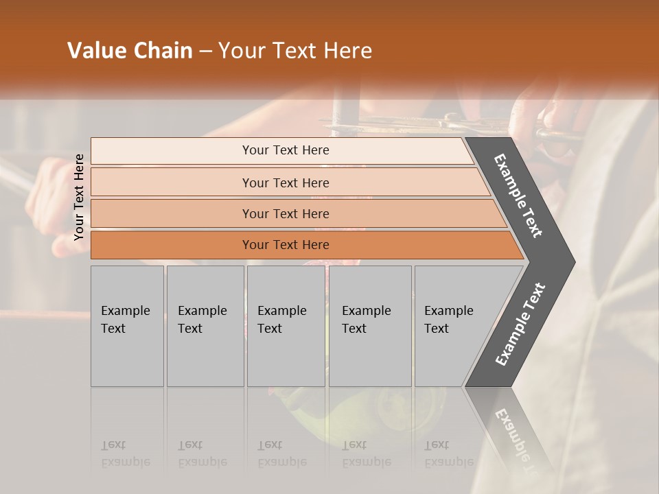 A Man Is Working On A Piece Of Art PowerPoint Template