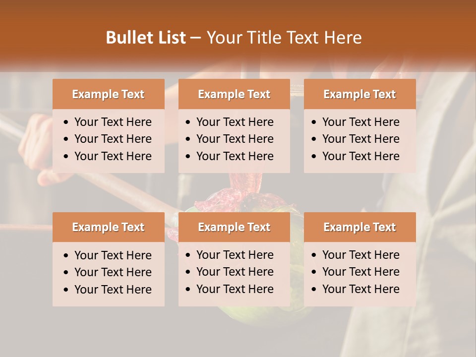 A Man Is Working On A Piece Of Art PowerPoint Template