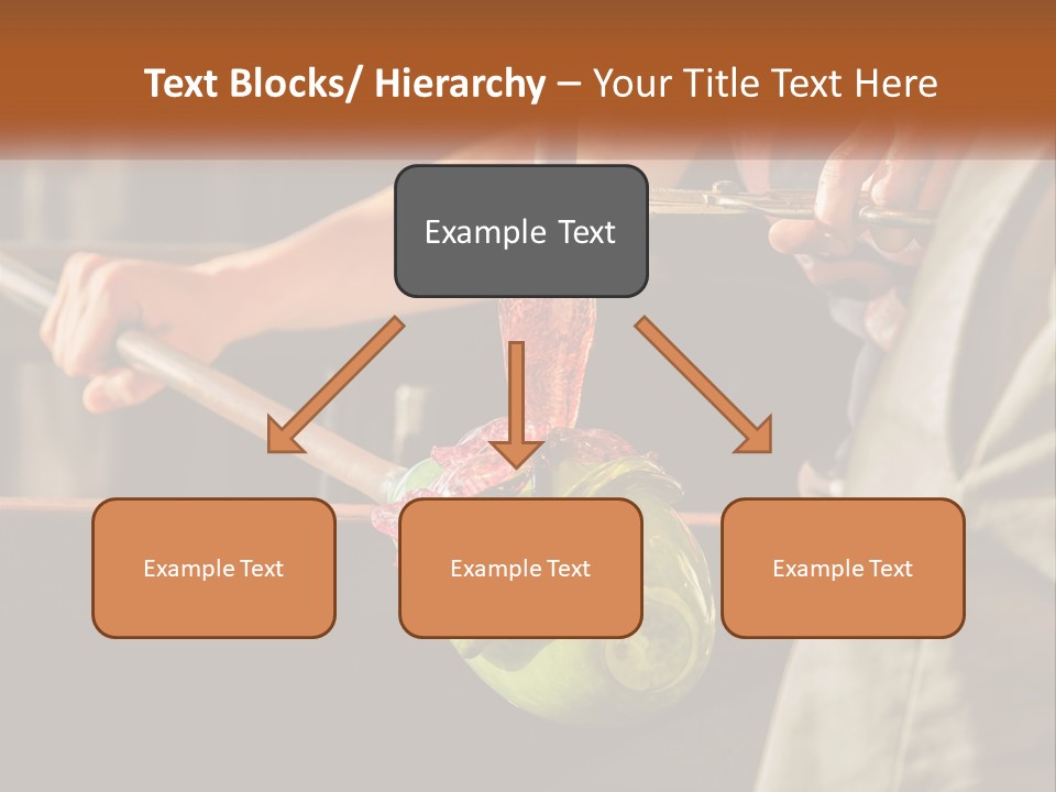 A Man Is Working On A Piece Of Art PowerPoint Template