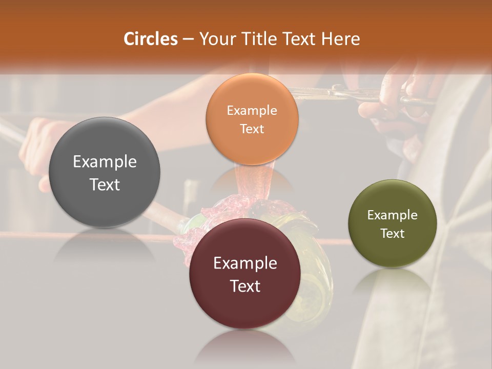 A Man Is Working On A Piece Of Art PowerPoint Template