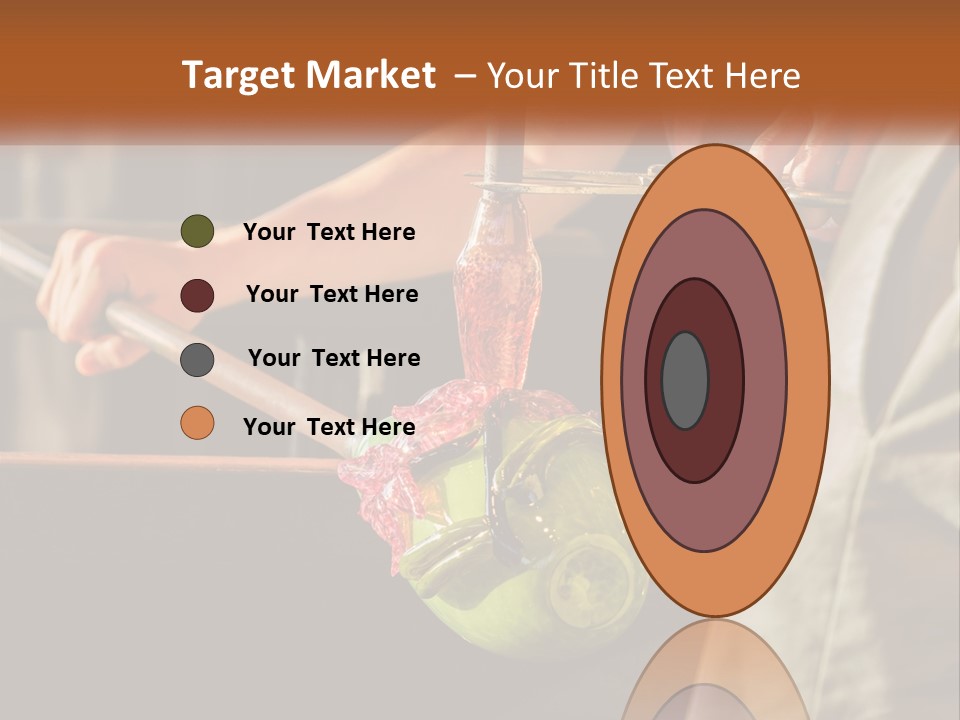 A Man Is Working On A Piece Of Art PowerPoint Template