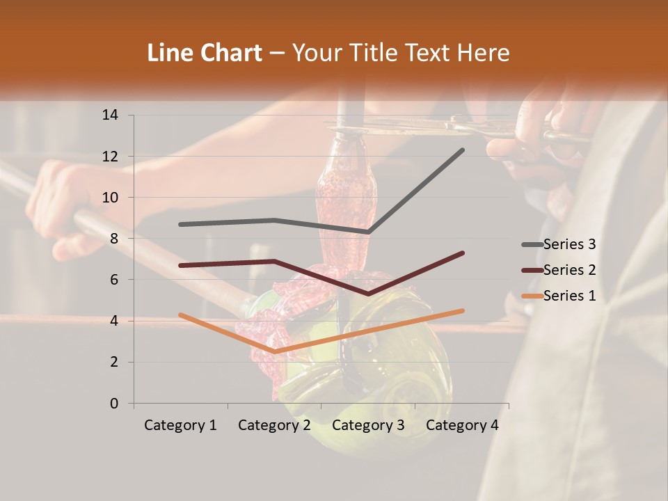 A Man Is Working On A Piece Of Art PowerPoint Template