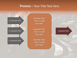 A Man Doing Push Ups In A Gym PowerPoint Template