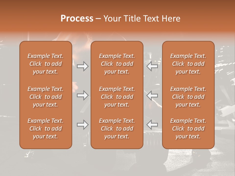 A Man Doing Push Ups In A Gym PowerPoint Template