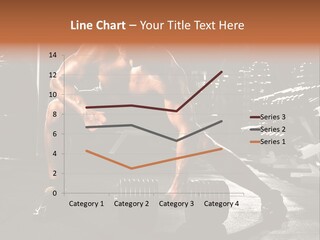 A Man Doing Push Ups In A Gym PowerPoint Template