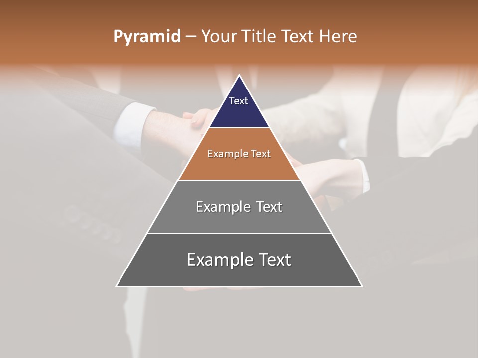 A Group Of People Putting Their Hands Together PowerPoint Template