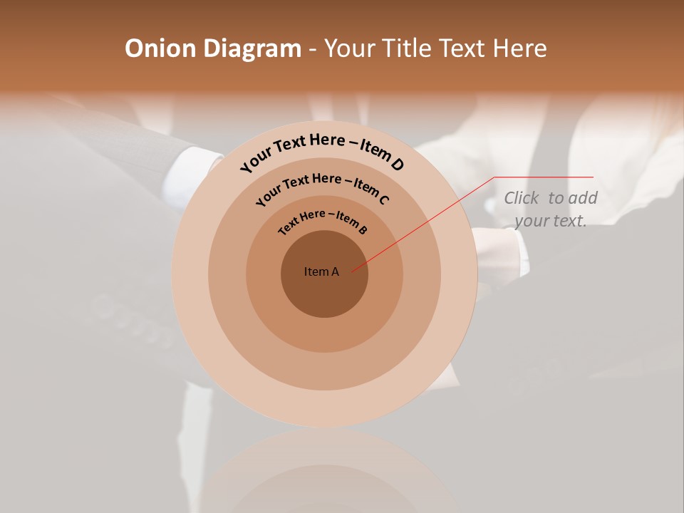 A Group Of People Putting Their Hands Together PowerPoint Template