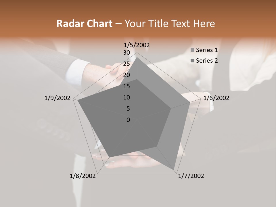 A Group Of People Putting Their Hands Together PowerPoint Template