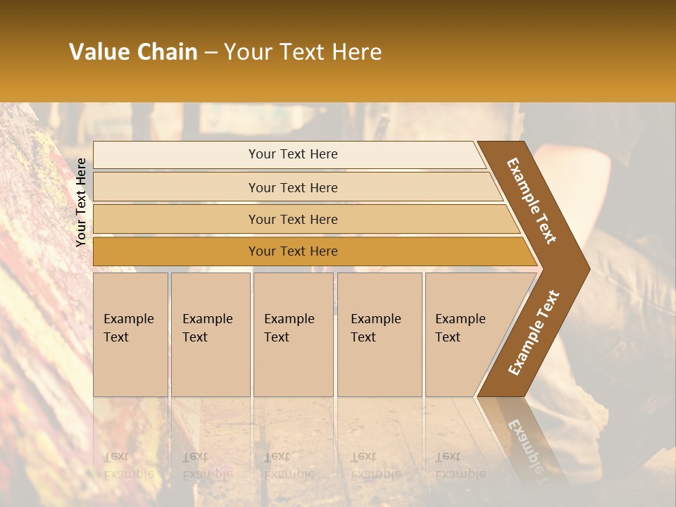 A Man Is Painting A Picture On A Canvas PowerPoint Template