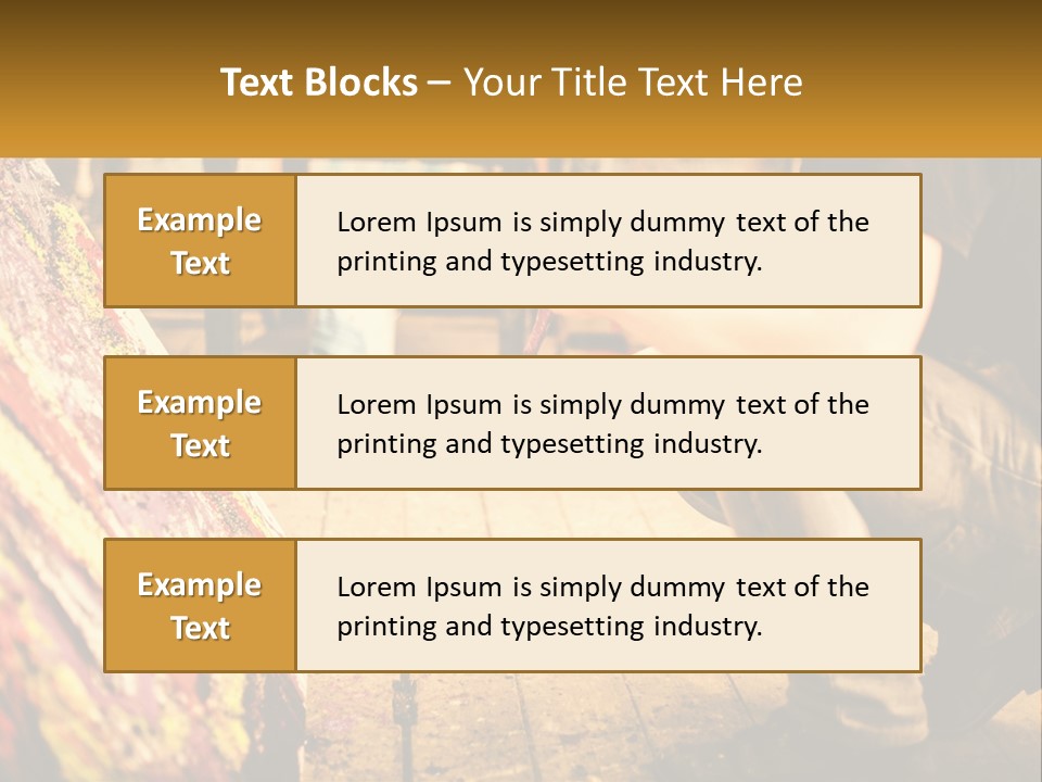 A Man Is Painting A Picture On A Canvas PowerPoint Template