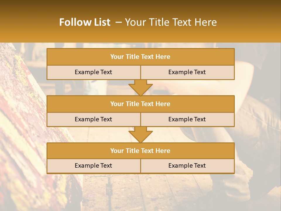A Man Is Painting A Picture On A Canvas PowerPoint Template