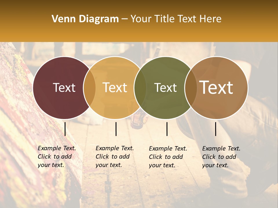 A Man Is Painting A Picture On A Canvas PowerPoint Template