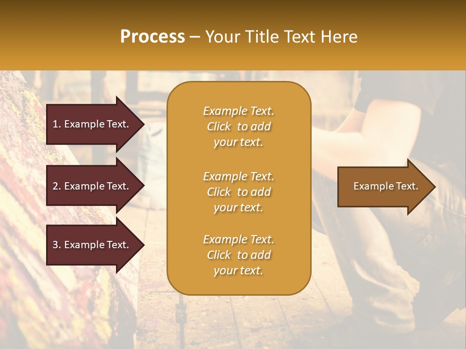 A Man Is Painting A Picture On A Canvas PowerPoint Template
