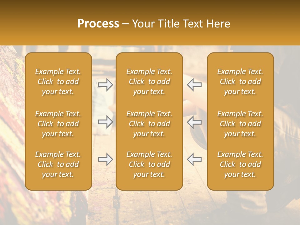A Man Is Painting A Picture On A Canvas PowerPoint Template