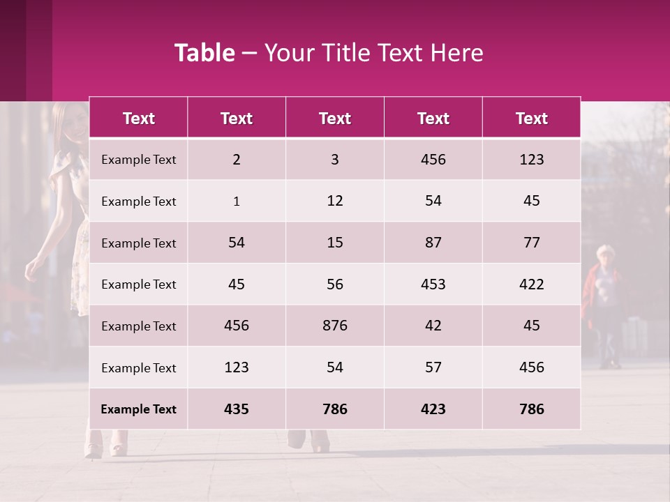 Two Women Walking Down A Street Holding Shopping Bags PowerPoint Template