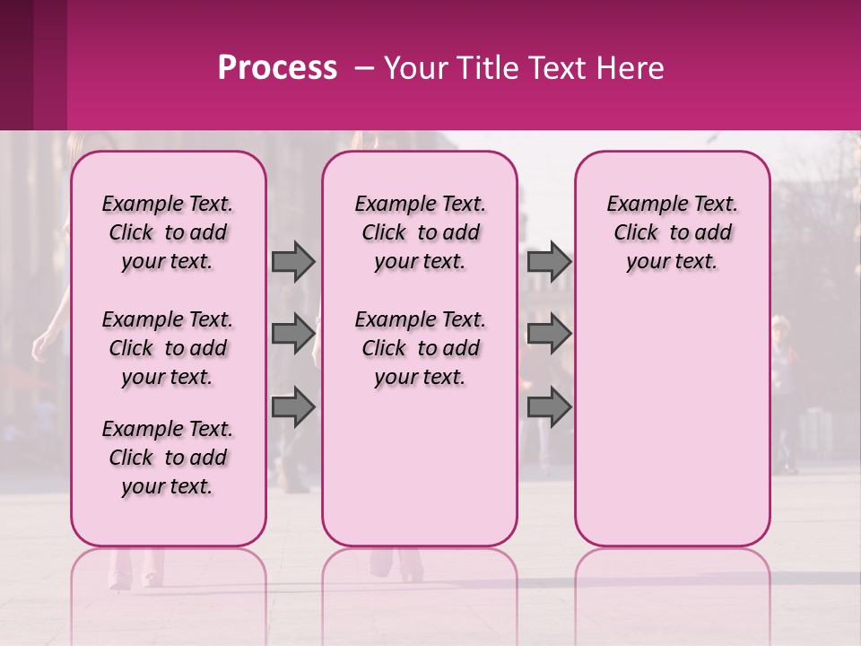 Two Women Walking Down A Street Holding Shopping Bags PowerPoint Template