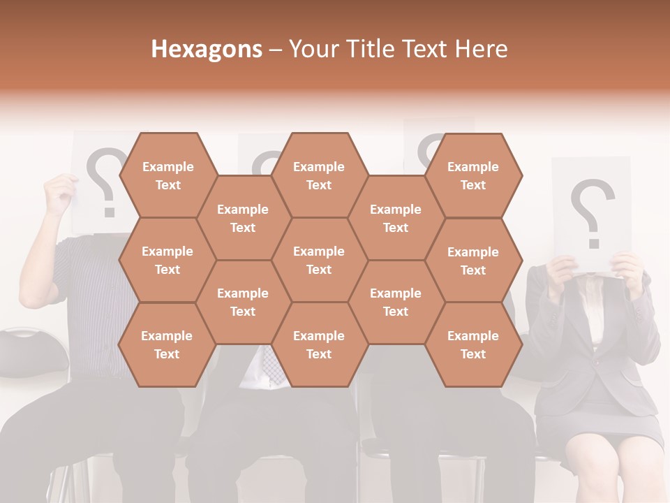 A Group Of People Holding Up Question Mark Signs PowerPoint Template