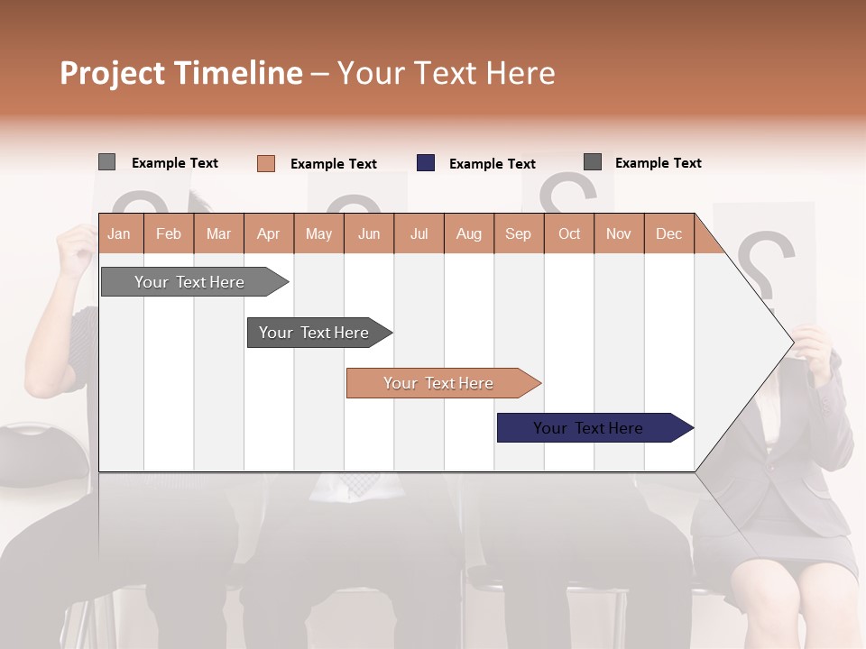 A Group Of People Holding Up Question Mark Signs PowerPoint Template