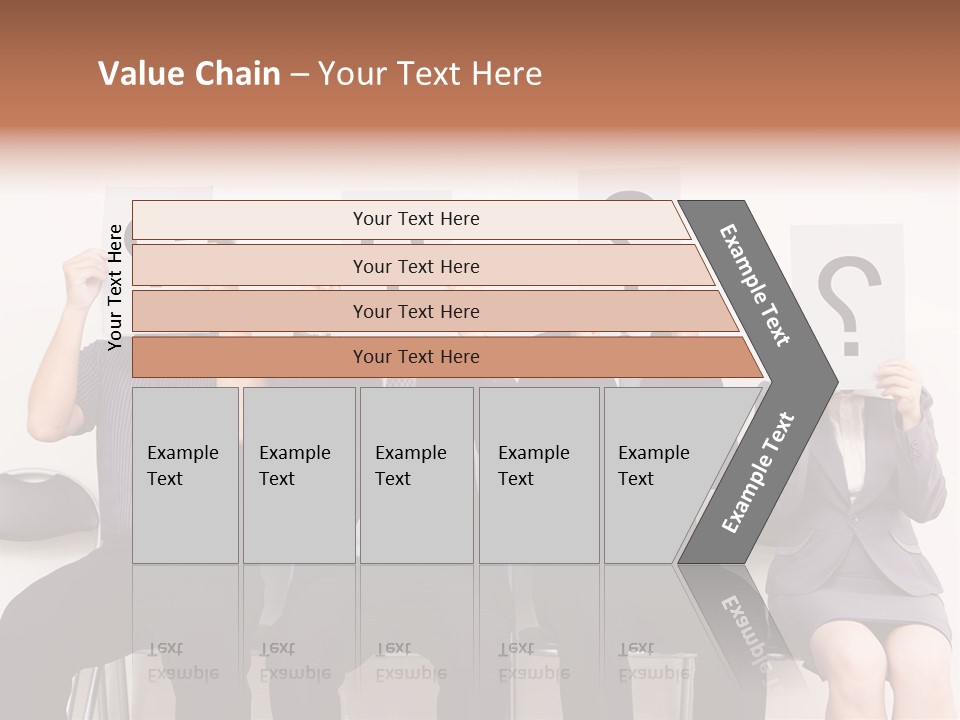 A Group Of People Holding Up Question Mark Signs PowerPoint Template