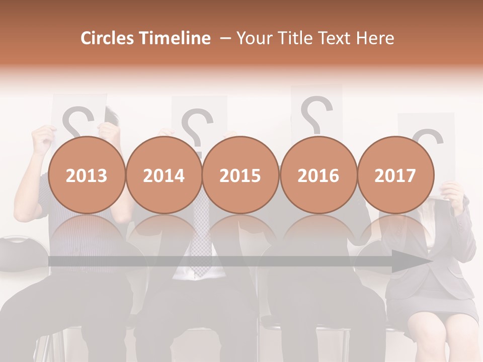 A Group Of People Holding Up Question Mark Signs PowerPoint Template