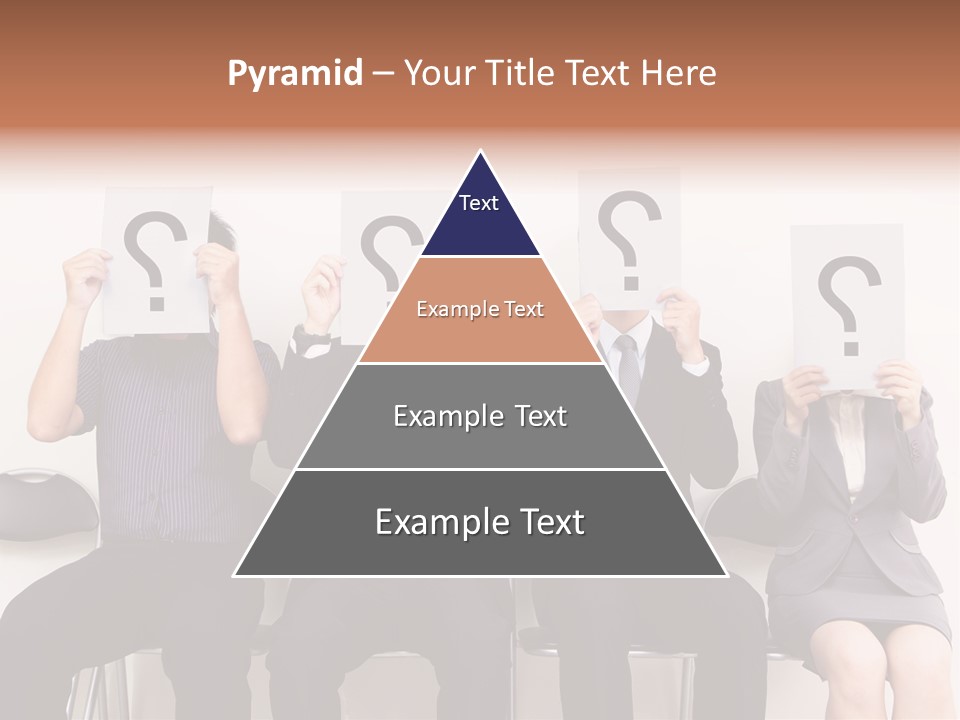 A Group Of People Holding Up Question Mark Signs PowerPoint Template