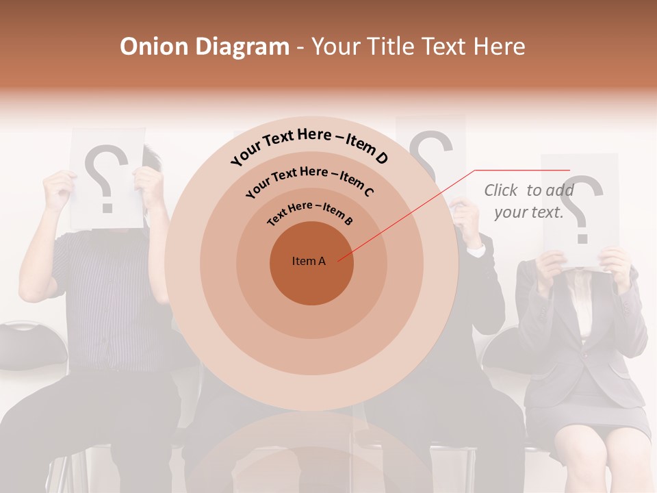 A Group Of People Holding Up Question Mark Signs PowerPoint Template